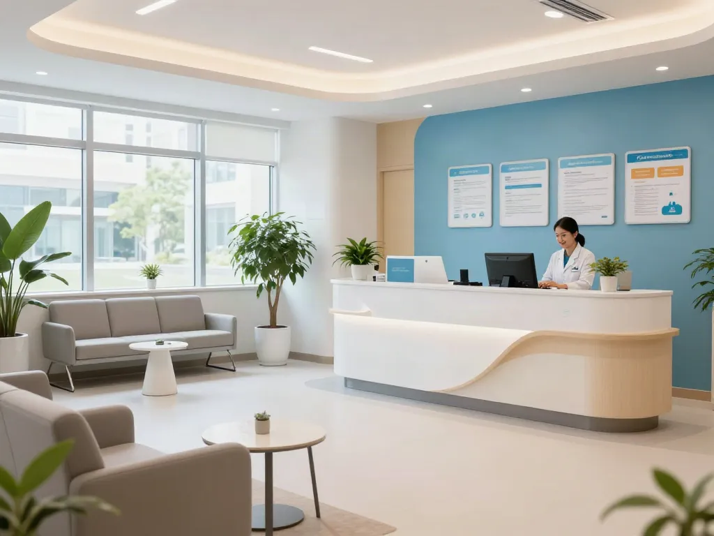 Situs slot in a healthcare environment featuring modern medical services and patient care.